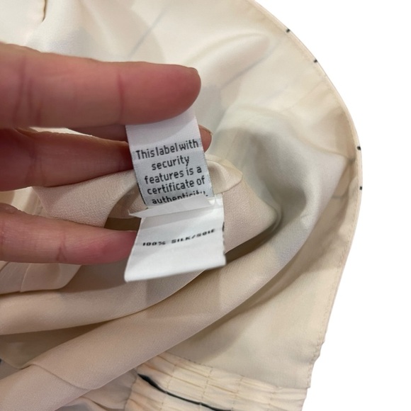 Diane Von Furstenberg Red Blue Colorful Silk Blouse Spring Summer Top Women’s 6 - Picture 5 of 8